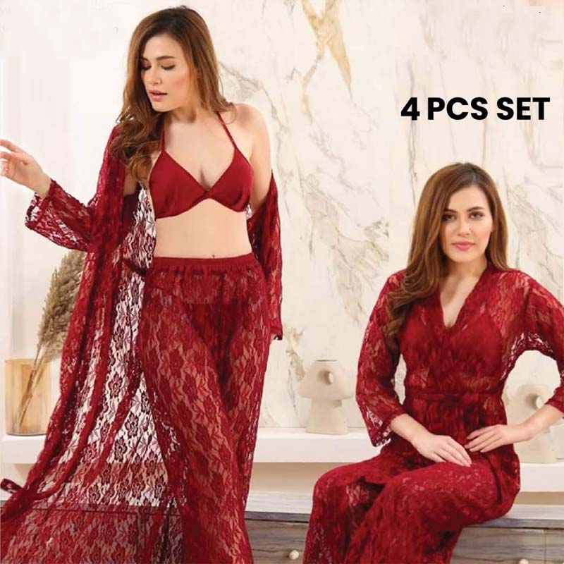 Ladies Long Bridal Nighty