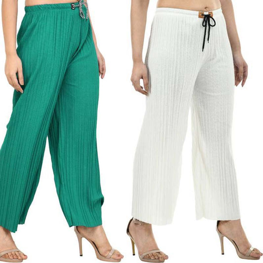 Textured Fabric Pants