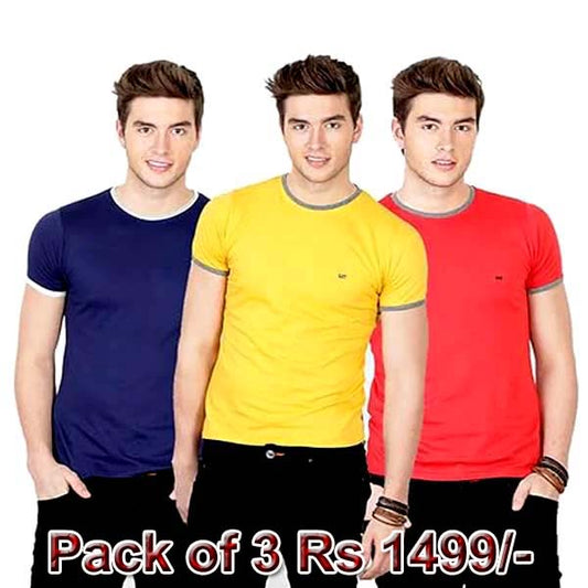 Branded Pack of 3 Tshirts