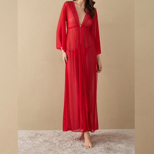 LONG NET TRANSPARENT NIGHTY