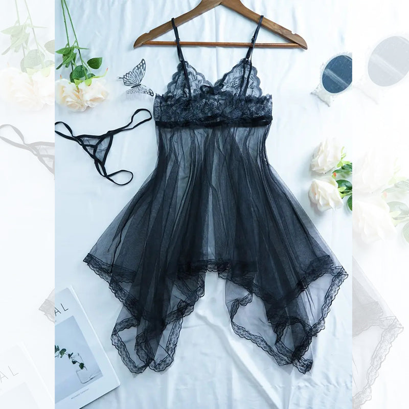 2 Piece Transparenet Nighty