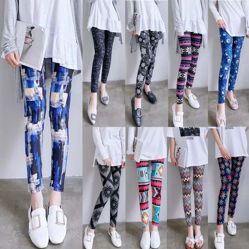 Pack of 4 ladies 3D Printed Tights