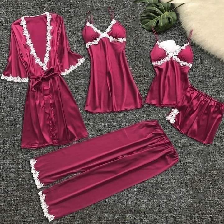 Designer 5 Piece Night Dresses