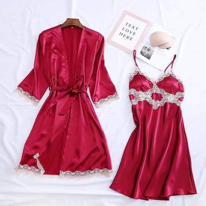 2 Piece Cross Night Dresses