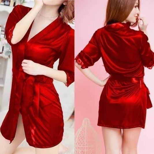 Gown with Short Red