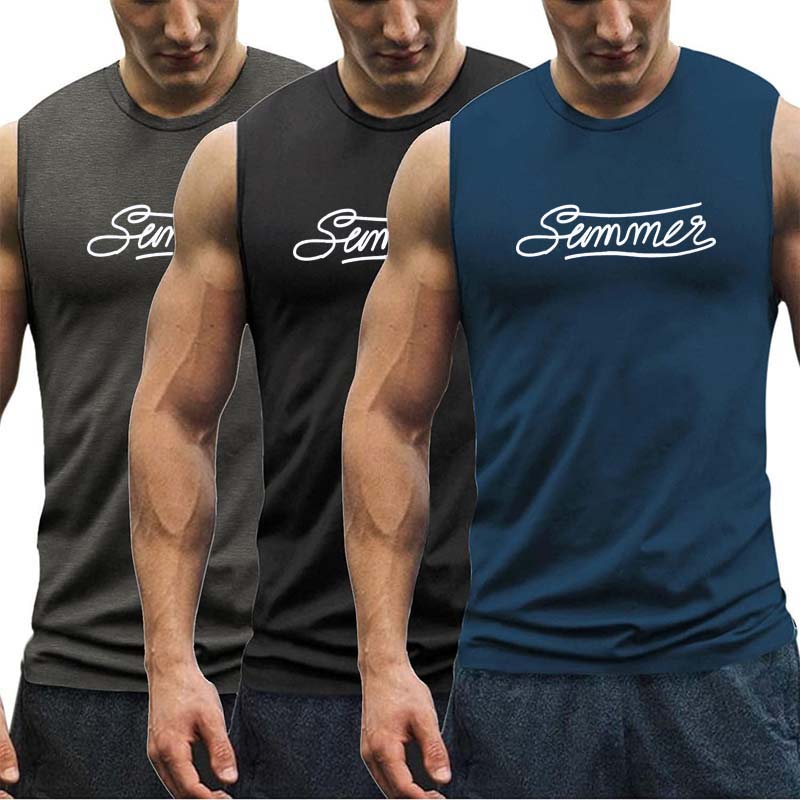 2 Mens Summer Gym Sandos