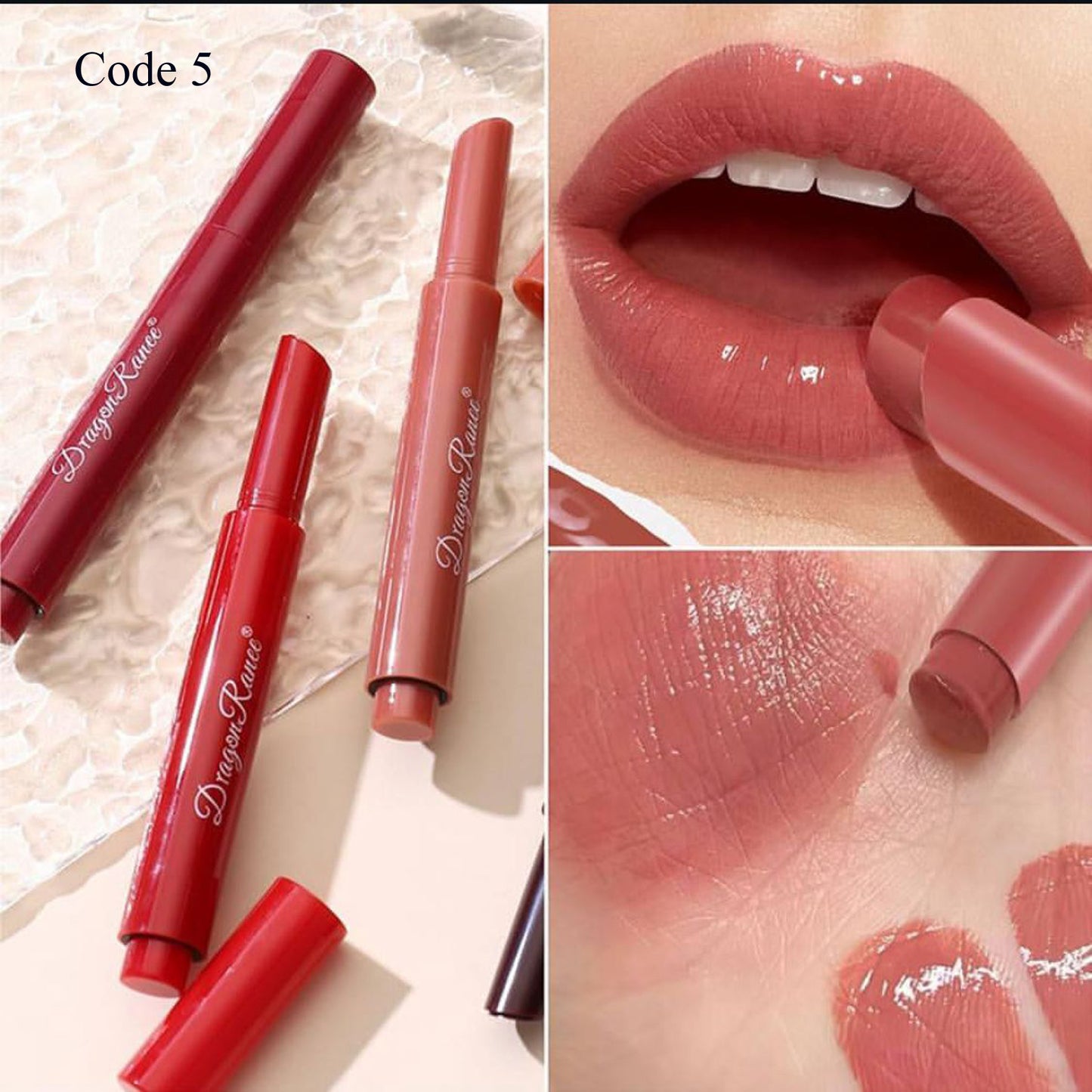 Dragon 3in1 button lipstick