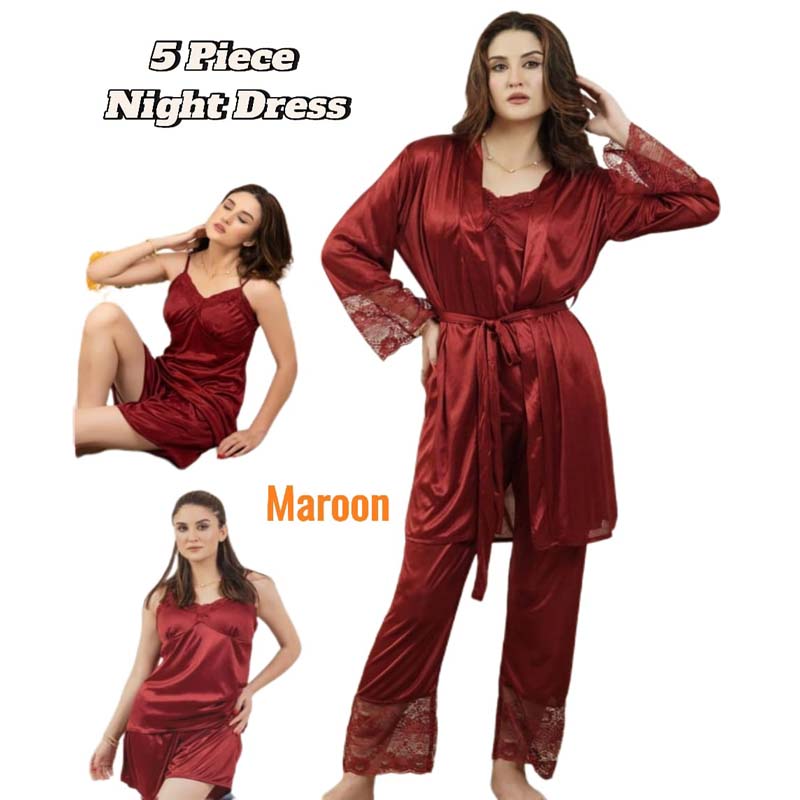 5 piece nightwear New Net style set