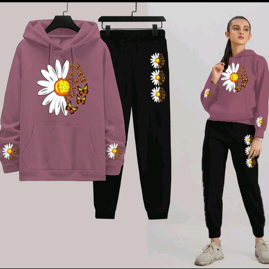 Ladies Daisy Flower printed Tracksuits