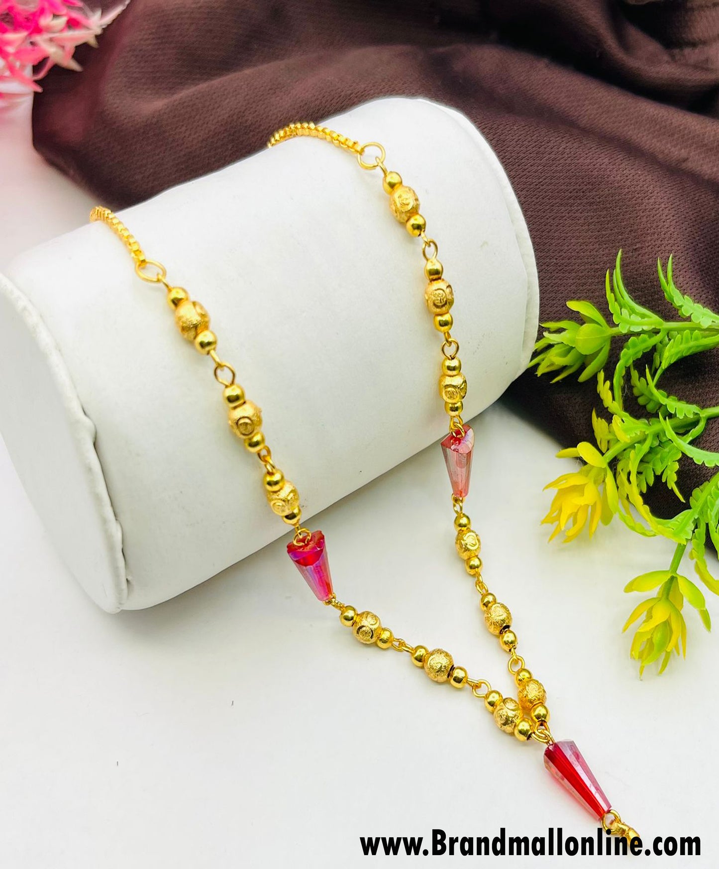 Gold Plated Indian  Mala For Kids