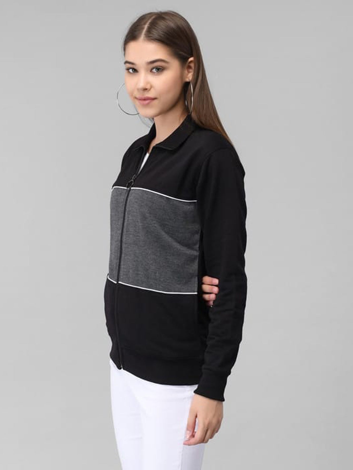Urban Pannel Zipper Hoodies