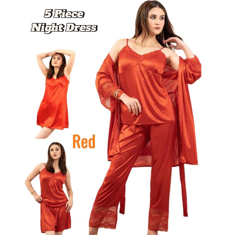 5 piece nightwear New Net style set