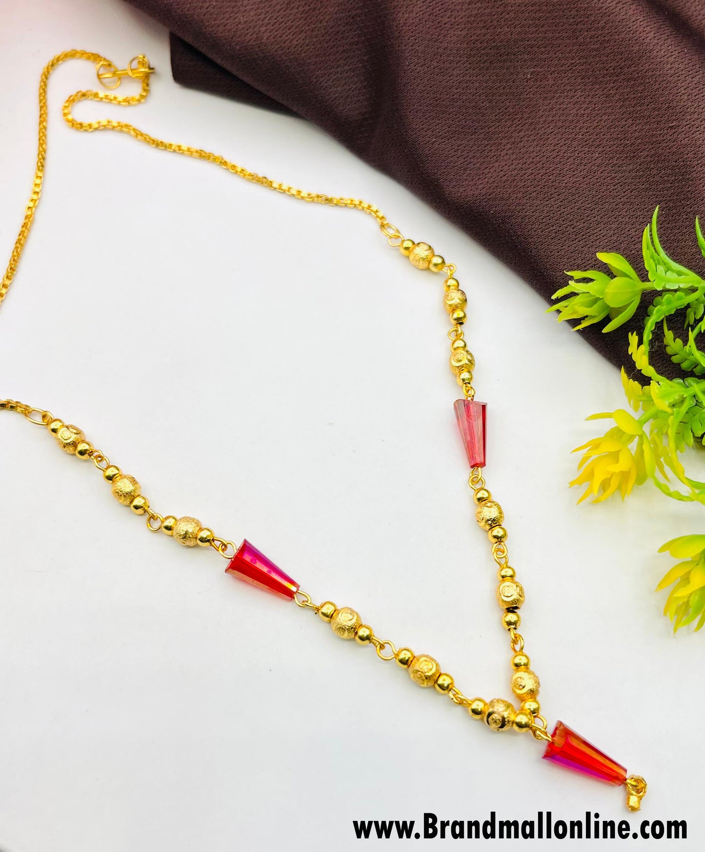 Gold Plated Indian  Mala For Kids