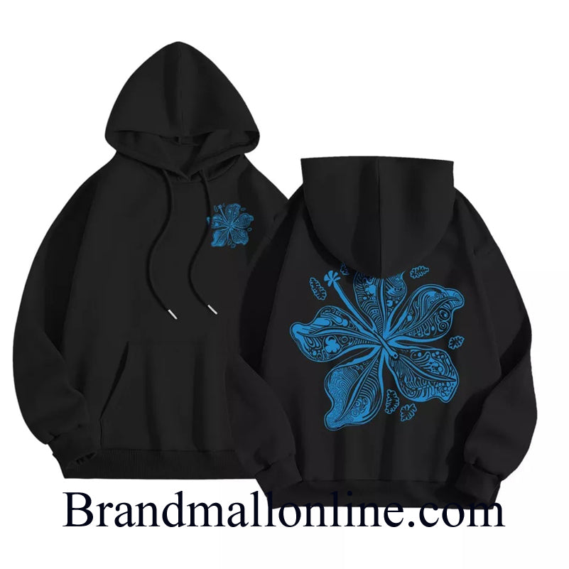 Ladies Front back Printed hoodies