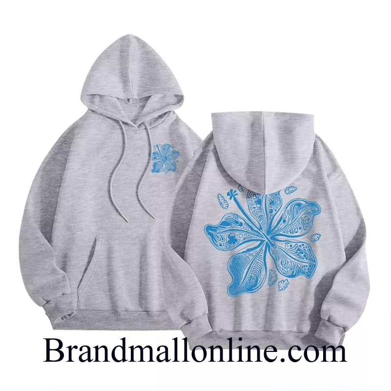 Ladies Front back Printed hoodies