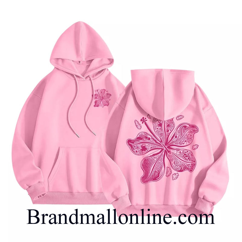 Ladies Front back Printed hoodies