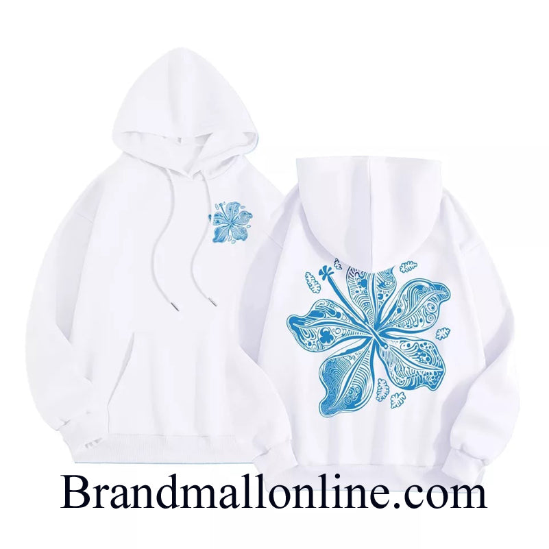 Ladies Front back Printed hoodies