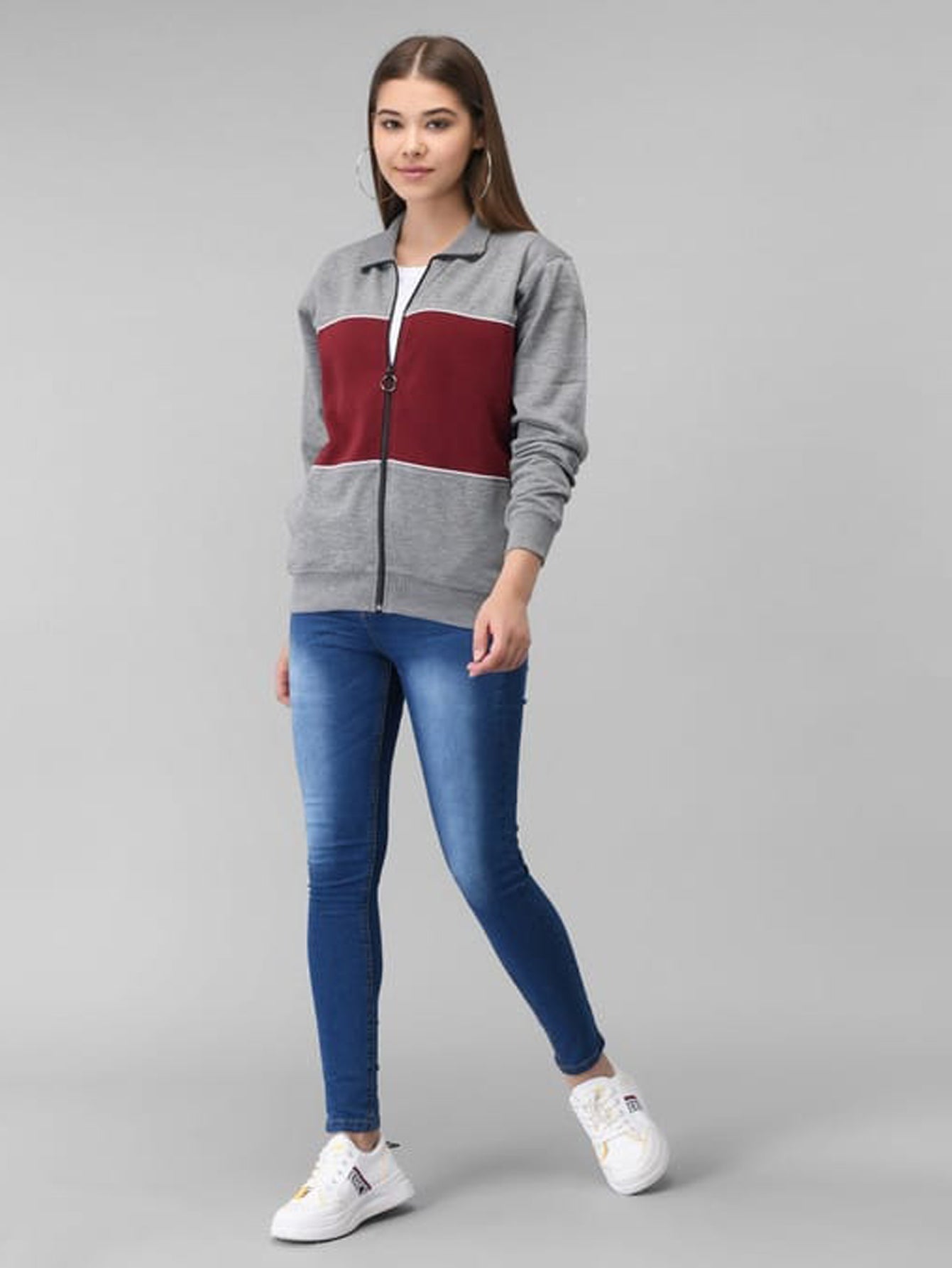 Urban Pannel Zipper Hoodies