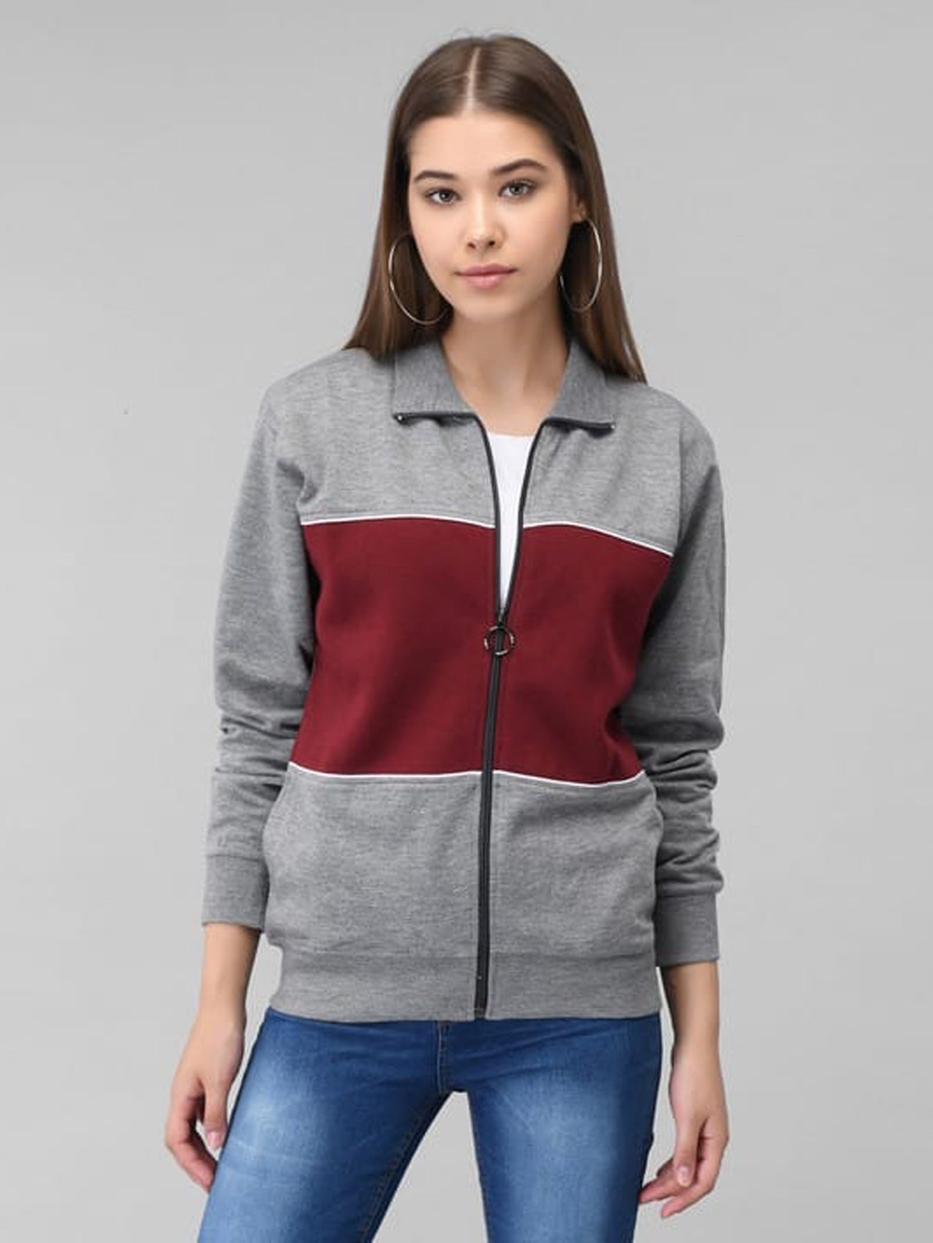 Urban Pannel Zipper Hoodies